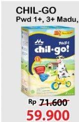 Promo Harga Morinaga Chil Go Bubuk 1+ Vanilla, Madu 700 gr - Alfamart