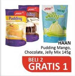 Promo Harga HAAN Pudding Mango/Chocolate/Jelly Mix 145gr  - Alfamidi