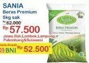 Promo Harga Sania Beras Premium 5000 gr - Indomaret