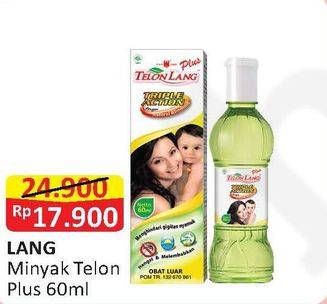 Promo Harga CAP LANG Minyak Telon Lang Plus 60 ml - Alfamart