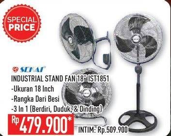 Promo Harga SEKAI IST 1851 Industrial Fan  - Hypermart