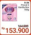 Promo Harga S26 Procal Susu Pertumbuhan Vanilla 700 gr - Alfamidi