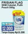 Promo Harga FRISIAN FLAG Susu Kental Manis Cokelat, Putih 560 gr - Alfamart