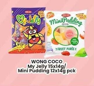 Promo Harga WONG COCO My Jelly/Mini Pudding  - Indomaret