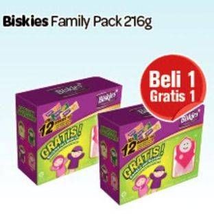 Promo Harga BISKIES Family Pack 216 gr - Carrefour