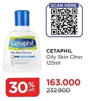 Promo Harga CETAPHIL Oily Skin Cleanser 125 ml - Watsons