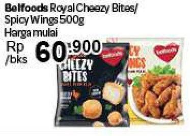 Promo Harga Belfoods Royal Cheesy Bites / Favorite Spicy Wings  - Carrefour