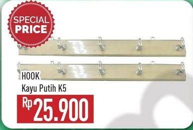 Promo Harga Hook Kayu Putih K-5  - Hypermart