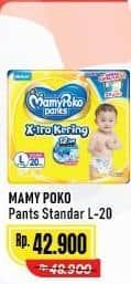 Promo Harga Mamy Poko Pants Xtra Kering L20 20 pcs - Alfamart