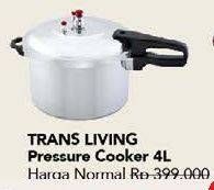 Promo Harga TRANSLIVING Pressure Cooker 4 ltr - Carrefour