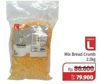 Promo Harga Choice L Mix Bread Crumb 2200 gr - Lotte Grosir