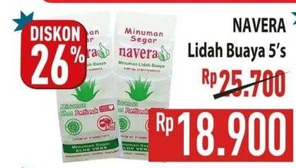 Promo Harga Navera Lidah Buaya 5 pcs - Hypermart