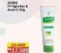 Promo Harga Acnes Facial Wash Fights Bacteria Acne Care 50 gr - Alfamart