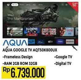 Promo Harga Aqua AQT50K800UX  - Hypermart