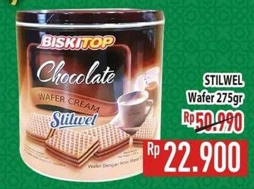 Promo Harga Biskitop Stilwel Wafer Cream 275 gr - Hypermart