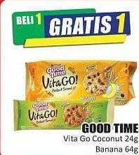 Promo Harga GOOD TIME Vita Go! Coconut, Banana 24 gr - Hari Hari