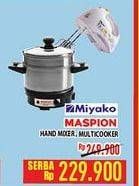 Promo Harga MIYAKO Hand Mixer/MASPION Multicooker  - Hypermart