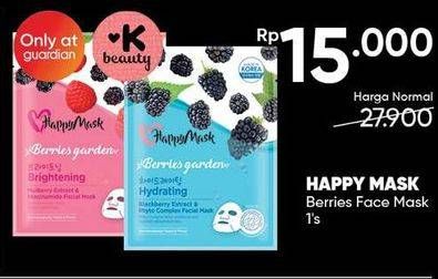 Promo Harga GUARDIAN Happy Mask Berries  - Guardian