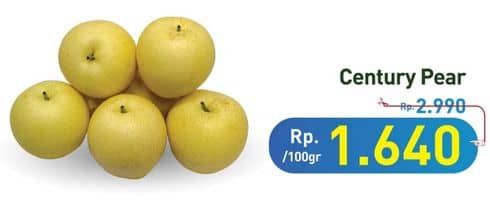 Promo Harga Pear Century per 100 gr - Hypermart