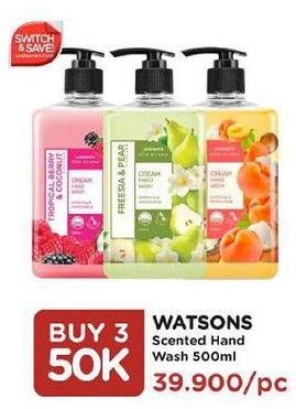 Promo Harga WATSONS Hand Wash 500 ml - Watsons