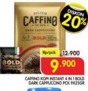Promo Harga Caffino Dark Cappuccino 4 in 1  per 9 pcs 25 gr - Superindo