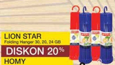 Promo Harga LION STAR Folding Hanger  - Yogya