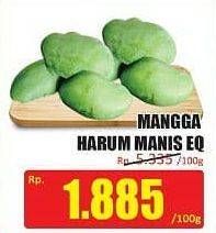 Promo Harga Mangga Harum Manis EQ per 100 gr - Hari Hari