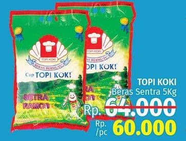 Promo Harga Topi Koki Beras Setra Ramos 5 kg - LotteMart