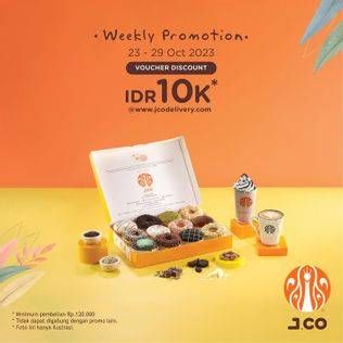 Promo Harga Voucher Discount IDR 10K  - JCO