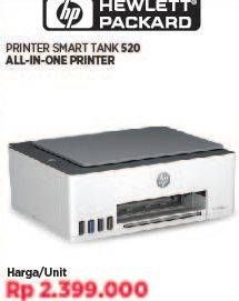 Promo Harga HP Printer Smart Tank 520 All- In-One Printer  - COURTS