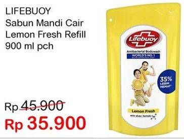Promo Harga LIFEBUOY Body Wash Lemon Fresh 900 ml - Indomaret