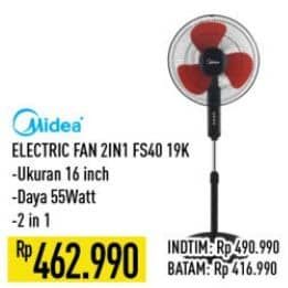 Promo Harga Midea FS40-10N Fan  - Hypermart