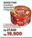 Promo Harga Good Time Chocochips Assorted Cookies Tin 149 gr - Indomaret