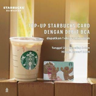 Promo Harga Dapatkan 1 ekstra minuman  - Starbucks