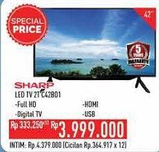 Promo Harga SHARP 2T-C42BD1i | LED TV 42"  - Hypermart