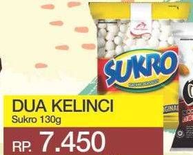 Promo Harga DUA KELINCI Kacang Sukro 130 gr - Yogya