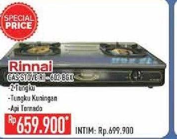 Promo Harga RINNAI RI-602BGX  - Hypermart