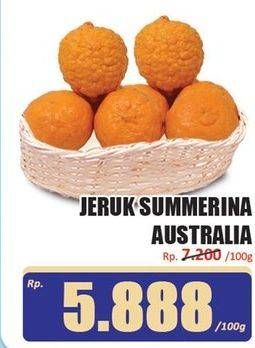 Promo Harga Jeruk Summerina Australia per 100 gr - Hari Hari