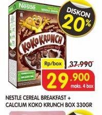 Promo Harga NESTLE KOKO KRUNCH Cereal 330 gr - Superindo