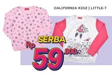 Promo Harga California Kidz/Little-T Pakaian Anak  - Carrefour