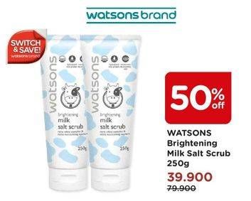 Promo Harga WATSONS Milk Salt Scrub 250 gr - Watsons