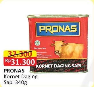 Promo Harga PRONAS Kornetku Corned Beef 340 gr - Alfamart