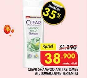 Promo Harga Clear Shampoo 300 ml - Superindo