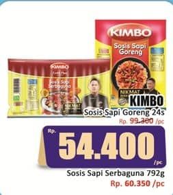 Promo Harga Kimbo Sosis Sapi Goreng 744 gr - Hari Hari