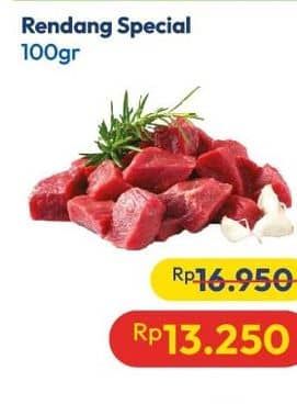 Promo Harga Daging Rendang Sapi per 100 gr - Hypermart