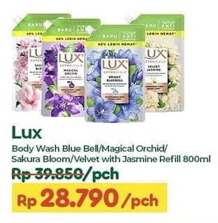 Promo Harga LUX Botanicals Body Wash Magical Orchid, Sakura Bloom, Blue Bell, Velvet Jasmine 850 ml - TIP TOP