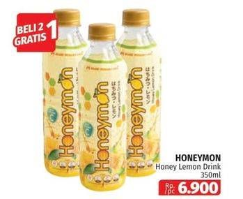 Promo Harga HONEYMON Honey Lemon Drink 330 ml - Lotte Grosir