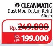 Promo Harga CLEAN MATIC Dust Mop 60 Cm  - Lotte Grosir