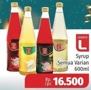 Promo Harga CHOICE L Syrup All Variants 600 ml - Lotte Grosir