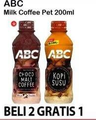 Promo Harga ABC Minuman Kopi Milk Coffee 200 ml - Alfamart